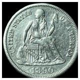 1890 Seated Liberty Dime UNCIRCULATED