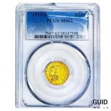 1914-D $2.50 Gold Quarter Eagle PCGS MS62