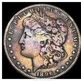 1896-S Silver Morgan Dollar ABOUT UNCIRCULATED