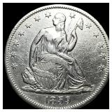 1859-S Silver Half Dollar CLOSELY UNCIRCULATED