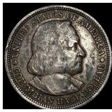 1893 Silver Columbian Half Dollar NEARLY UNCIRCULA