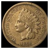 1860 Indian Head Cent NEARLY UNCIRCULATED