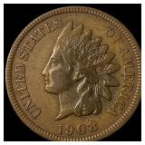 1908-S Indian Head Cent NEARLY UNCIRCULATED
