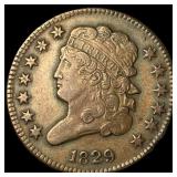 1829 Classic Head Half Cent CLOSELY UNCIRCULATED