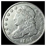 1834 Capped Bust Silver Dime LIGHTLY CIRCULATED