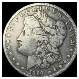 1890-CC Silver Morgan Dollar LIGHTLY CIRCULATED