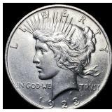 1923 Silver Peace Dollar UNCIRCULATED