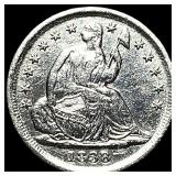 1838 Silver Half Dime CHOICE BU