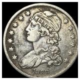 1838 Silver Capped Bust Quarter NEARLY UNCIRCULATE