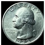 1932 Silver Washington Quarter UNCIRCULATED