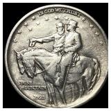1925 Stone Mountain Silver Half Dollar NEARLY UNCI
