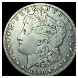 1890-CC Silver Morgan Dollar NEARLY UNCIRCULATED