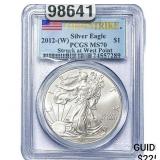 2012-W Silver Eagle PCGS MS70