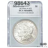 1879-S 7TF PCS MS68 PL