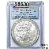2011-W Silver Eagle PCGS MS70