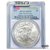 2011 Silver Eagle PCGS MS70