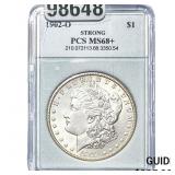 1902-O Morgan Silver Dollar PCS MS68+