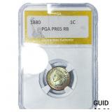 1880 Indian Head Cent PGA PR65 RB