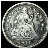 1841-O Silver Half Dime NEARLY UNCIRCULATED