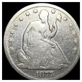 1877 Silver Seated Liberty Half Dollar  LIGHTLY C