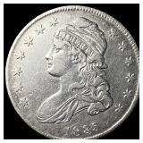 1835 Silver Capped Bust Half Dollar CHOICE AU