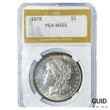 1878 Morgan Silver Dollar PGA MS65