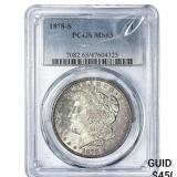 1878-S Morgan Silver Dollar PCGS MS63