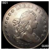 1801 Draped Bust Dollar CLOSELY UNCIRCULATED
