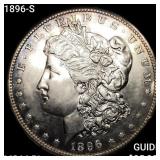 1896-S Morgan Silver Dollar CHOICE BU PL