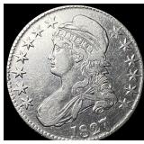 1827 Silver Capped Bust Half Dollar CHOICE AU