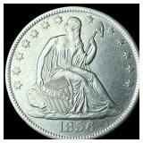 1856-O Silver Half Dollar UNCIRCULATED