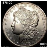 1878-CC Morgan Silver Dollar GEM BU