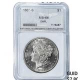 1881-S Morgan Silver Dollar NNC MS66 DMPL