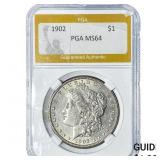 1902 Morgan Silver Dollar PGA MS64