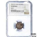 1861-SO Chile Silver Decimo NGC VF Details