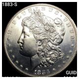 1883-S Morgan Silver Dollar UNCIRCULATED PL
