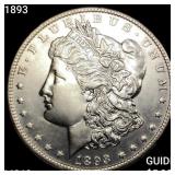 1893 Morgan Silver Dollar CHOICE BU