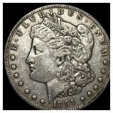 1891-CC Silver Morgan Dollar NEARLY  UNCIRCULATED