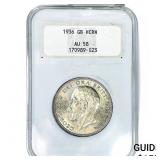 1936 Great Britain Silver Half Crown NGC AU58