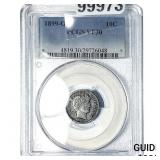 1889-O Barber Dime PCGS VF30