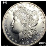 1893 Morgan Silver Dollar CHOICE BU+