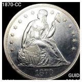 1870-CC Seated Liberty Dollar UNCIRCULATED