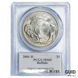 2001-D $1 Buffalo PCGS MS69
