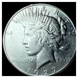 1927 Silver Peace Dollar UNCIRCULATED