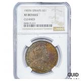 1907-H Straits Settlements Silver 1 Dollar NGC AU
