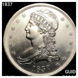 1837 Capped Bust Half Dollar GEM BU