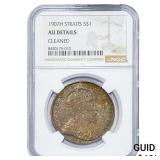 1907-H Straits Settlements Silver 1 Dollar NGC AU