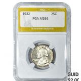 1932 Washington Silver Quarter PGA MS66