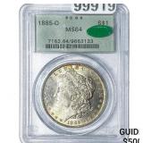 1885-O Morgan Silver Dollar PCGS MS64