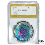 1897 Morgan Silver Dollar PGA MS66